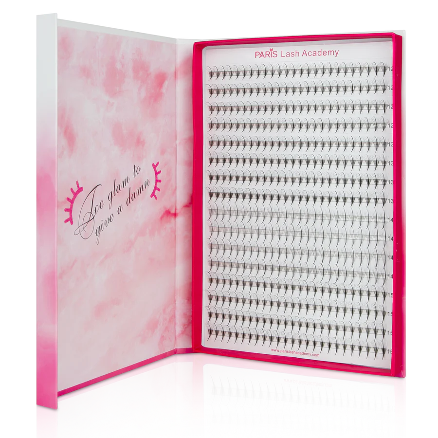 Wispy 9D ProMade Fans: D curl 9, 10, 11, 12 mixed tray