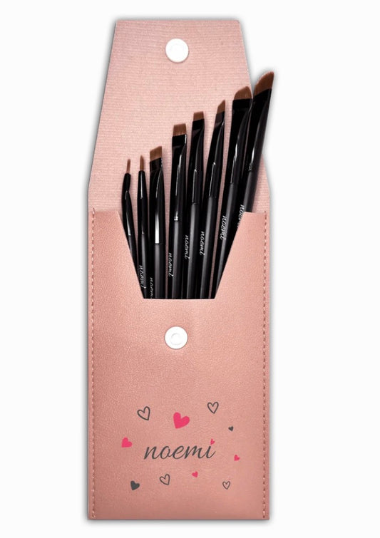 Noemi Brush Set with Case | 8 Brushes