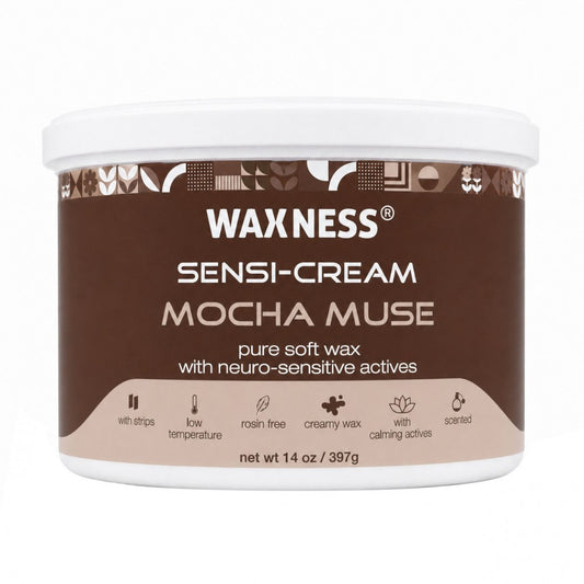 SENSI CREAM MOCHA MUSE SOFT WAX 14 OZ / 397G