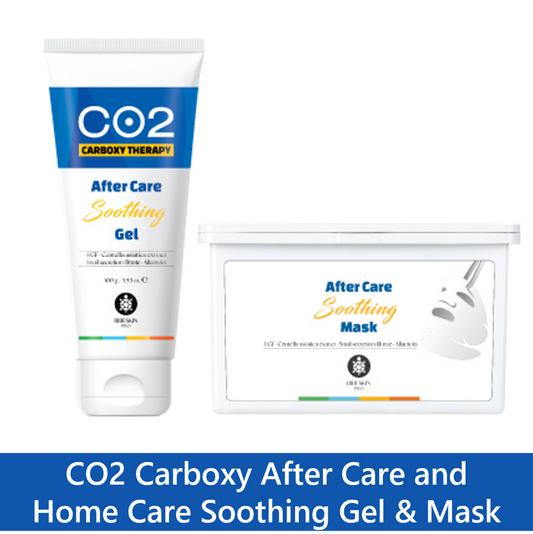 CO2 Carboxy Therapy After Care and Home Care Soothing Gel 100gs & Mask