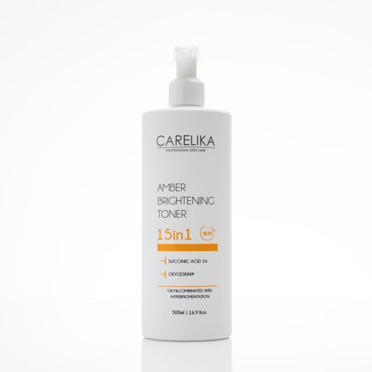 CARELIKA Amber Brightening Toner 15in1 (with Succinic Acid 2%) 500ml
